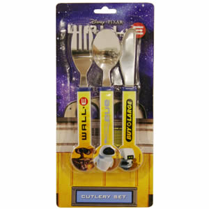 Wall E Disney WALL - E 3 Piece Cutlery Set