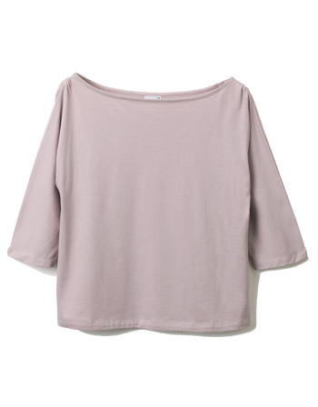 Slash Neck Pima Top