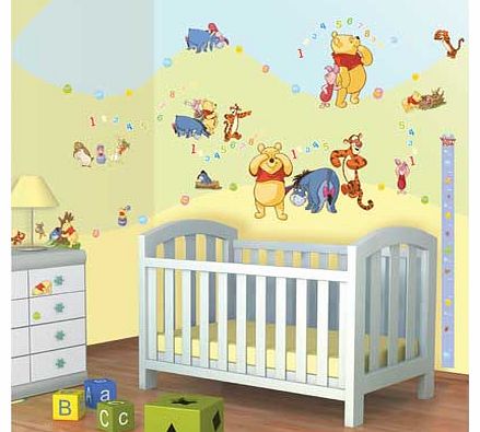 Walltastic Disney Winnie The Pooh Room Decor Kit