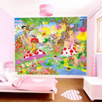 Magical Fairies Mural Wall Stickers