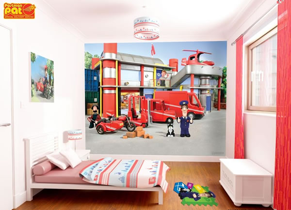 Postman Pat Mural Wall Stickers