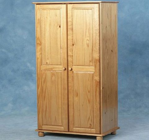 Wardrobes SOL SOLID ANTIQUE PINE 2 DOOR WARDROBE