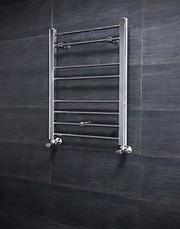 WarmeHaus Straight Heated Towel Rail Radiator 800 x 500 Chrome