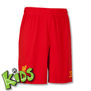 12-13 Liverpool Home Shorts - Boys