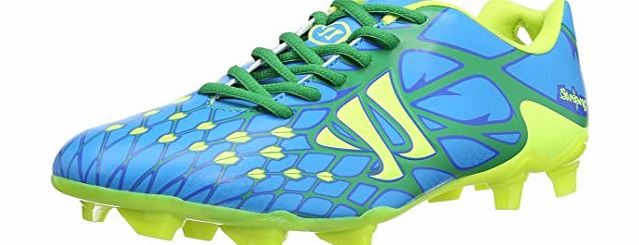 Warrior Mens Skreamer II Charge Fg Football Boots SMSCHFBA Blue Infinity/Astro Turf/Laser Blue/Hi Viz 8 UK, 42 EU