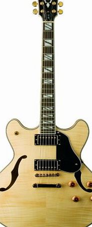 Washburn HB35 N Hollow Body Guitar - Natural Finish