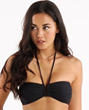 Watercult, 1295[^]242071 Summer Solids Bandeau - Black