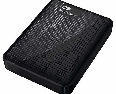 WD My Passport 2TB Portable Hard Drive - Black