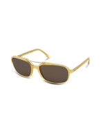 Class Light - Top Metal Bar Plastic Sunglasses