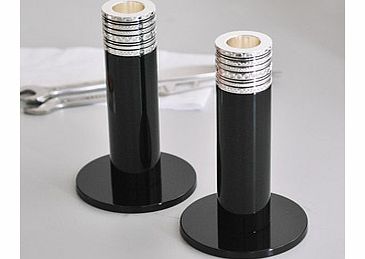 Vera Wang Noir 6inch Pair of Candlesticks