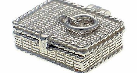 Welded Bliss Sterling 925 Silver Picnic Hamper Basket Opening Charm WBC1455