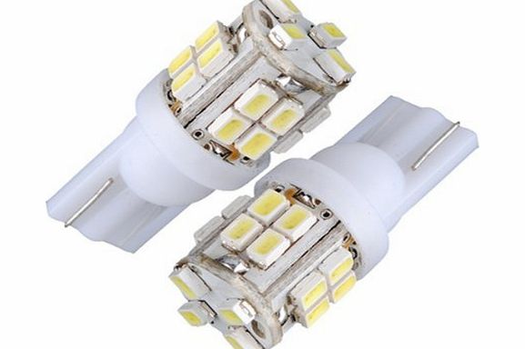 Well-Goal 2x T10 W5W 501 194 168 Car White 20 SMD LED Interior Side Light Wedge Bulb Lamp