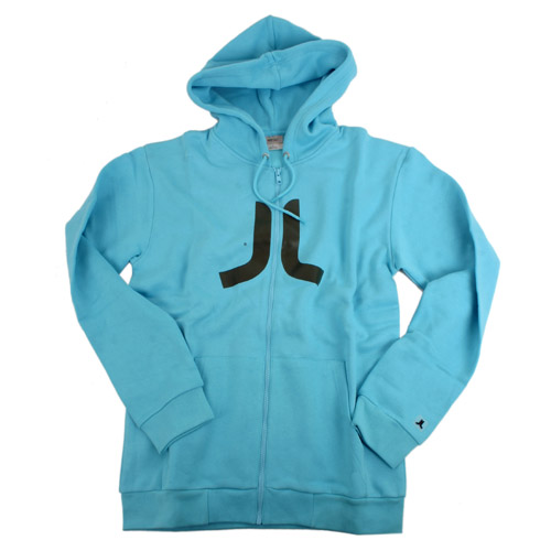 Mens WESC Icon F/zip Hoody 619 Capri Blue