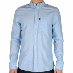 Mens Wesc Sullivan Long Sleeve Shirt Regatta Blue