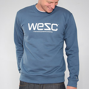  Crew neck sweatshirt - Marina Blue