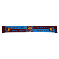 Ham United Quarters Jaquard Scarf -