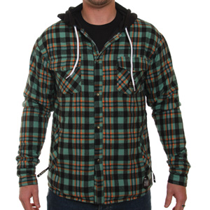 Slammin Arm Lined hooded shirt -