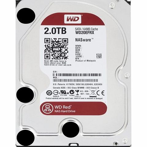 Western Digital WD Red 2TB for NAS 3.5-inch Desktop Hard Drive - OEM