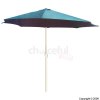 Cream Aluminium Parasol With Crank