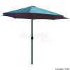 Green Aluminium Parasol With Crank