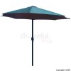 Navy Blue Aluminium Parasol With Crank