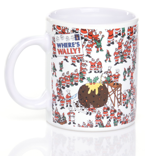 Wheres Wally Christmas Scene Boxed Mug