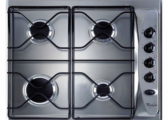 AKM260 Built In Gas Hob in Stainless Steel 4 gas burners