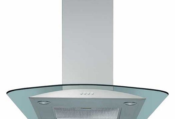 Whirlpool AKR503IX 60cm Glass Chimney Cooker