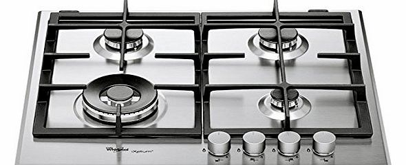 Whirlpool GMA6422/IXL Built In Gas Hob with 4 Burners Ixelium Finish Mechanical, Inox