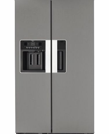 Whirlpool Nova WSF5574A NX American Style Fridge Freezer, Inox Lampre