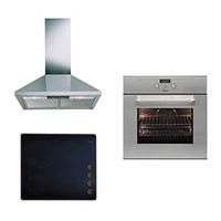 Single Oven- Ceramic Hob & Chimney Hood Cook Pack