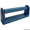 Whitefurze Metallic Blue Kitchen Roll Holder