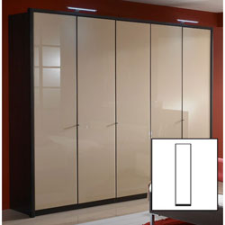 - Dublin White 1 Door Wardrobe