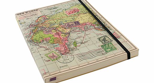 World Map A5 Notebook