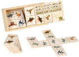 Wild Republic Dinosauria Wooden Dinosaur Dominoes