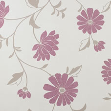 Wilkinson Plus Arthouse Opera Chelsea Textured Wallpaper Plum