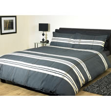 Dinari Duvet Set Black/White Double