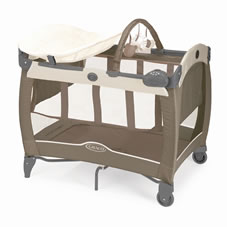 Wilkinson Plus Graco Contour Electra Travel Cot Butterscotch