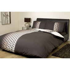 Nakita Duvet Set Natural/Chocolate Double