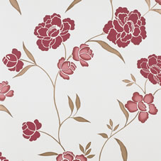 Wilkinson Plus Superior Quality Wallpaper Carisma Red Motif