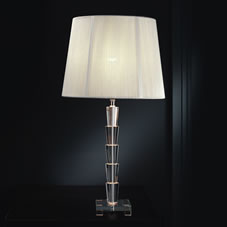 Wilkinson Plus Wilko Chrysler Table Lamp Crystal