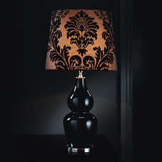 Wilkinson Plus Wilko Cosmopolitan Table Lamp Black