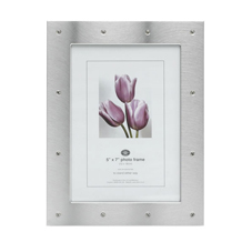 Wilkinson Plus Wilko Photo Frame with Metal Diamonds 5inx7in