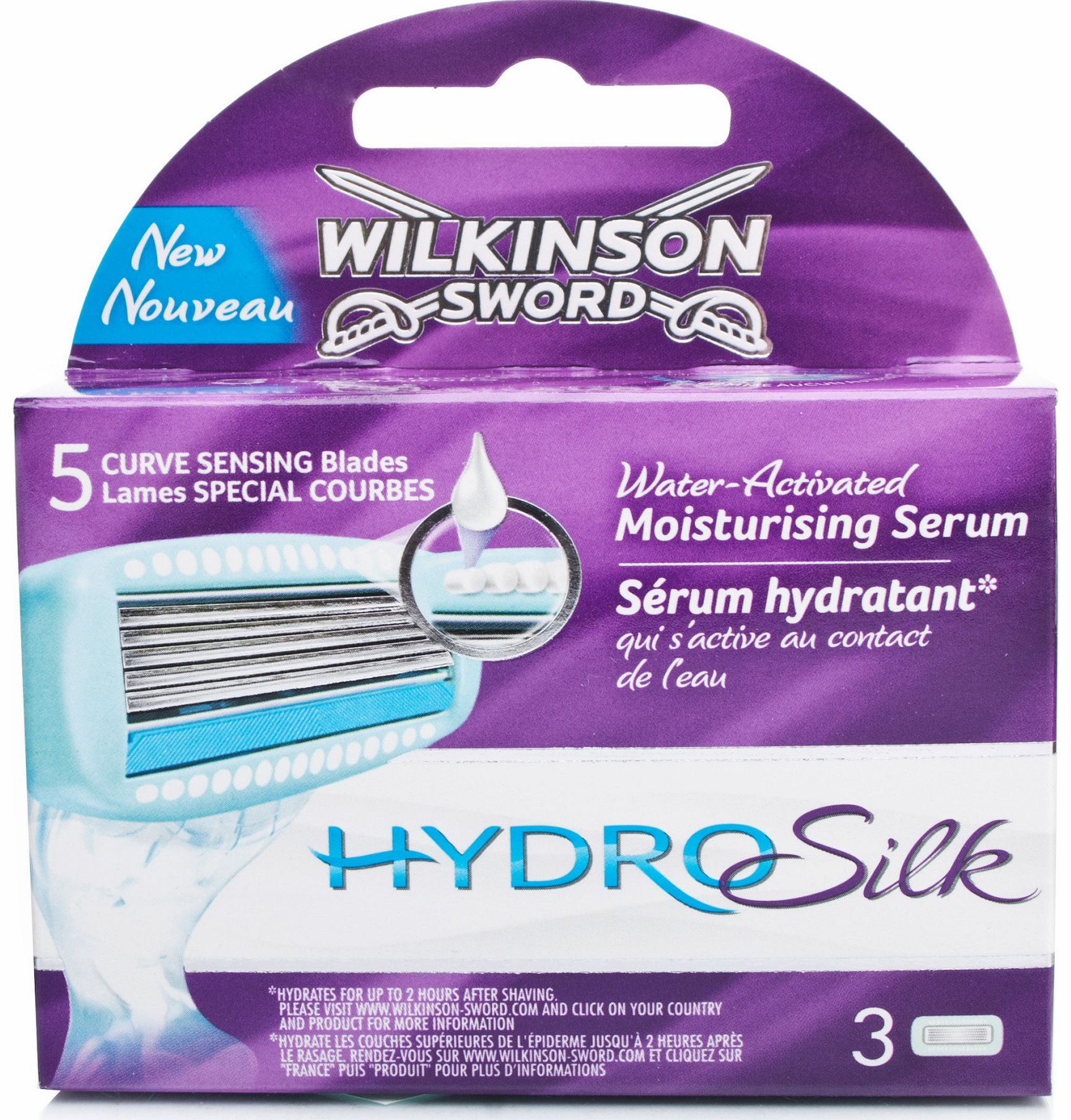 Wilkinson Sword Hydro Silk Replacement Blades