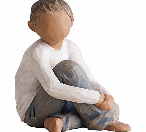 Willow Tree Caring Child Figure in New Skin Tone, Multi-Colour