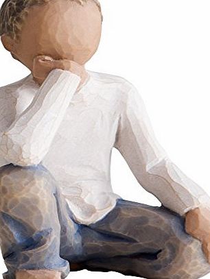 Willow Tree Inquisitive Child Figure in New Skin Tone, Multi-Colour