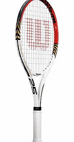 Wilson Kids Roger Federer 21 Tennis Racquet - White/Red, 21 Inch