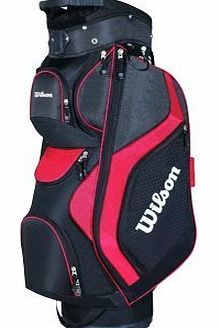 Mens Prostaff Cart Bag - Black/Red