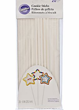 Wilton Cookie and Cake Pop Sticks, 20 Pieces