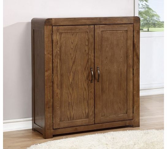 Windsor Solid Oak Shoe Cabinet - 20 Pairs